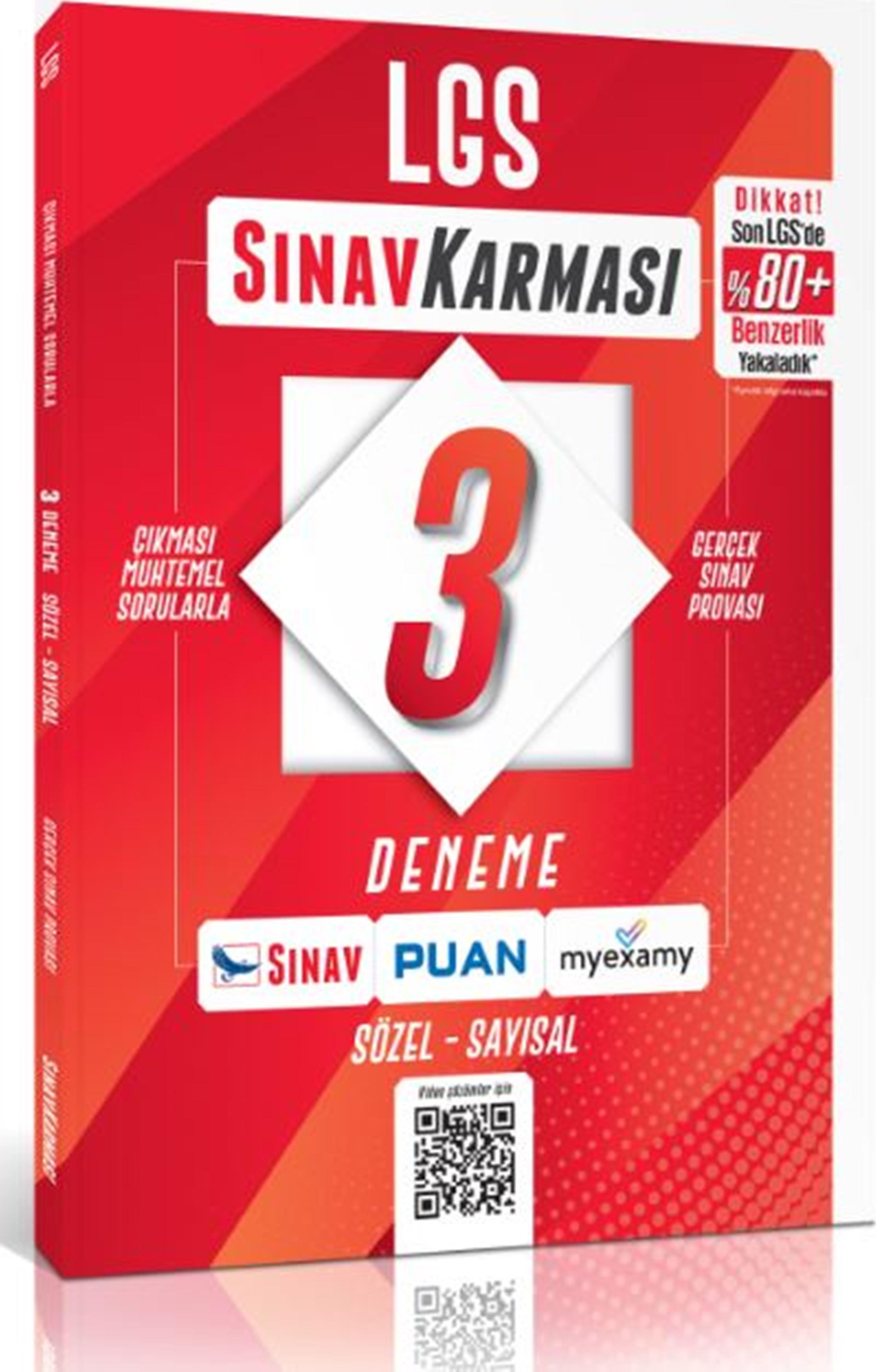 Sınav Karması 8. Sınıf LGS 3 Deneme