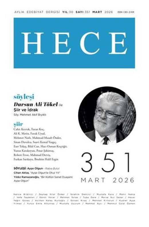 Hece Dergisi - Sayı 351 Mart 2026 | Hece Dergisi (Ciltsiz)