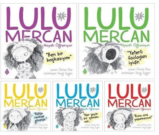 Lulu Mercan Hayatı Öğreniyor Seti 5 Kitap Takım | Uğurböceği