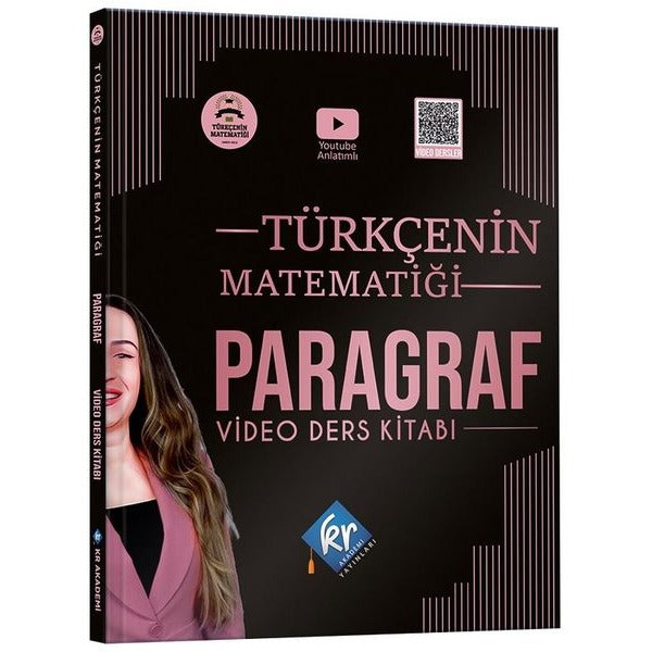 Türkçenin Matematiği Tüm Sınavlar İçin Paragraf Video Ders Kitabı | KR Akademi (İnce Kapak)