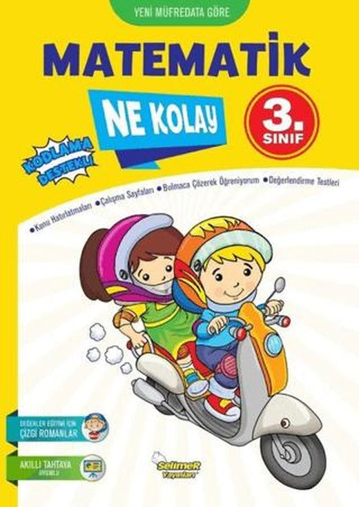 3.Sınıf Matematik Ne Kolay | Selimer Yayınları (Ciltsiz)