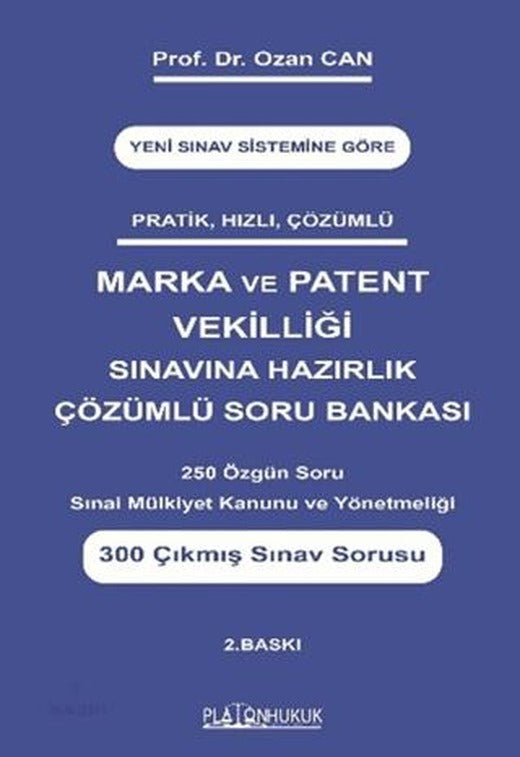 Marka ve Patent Sınavına Hazırlık Soru Bankası Çözümlü