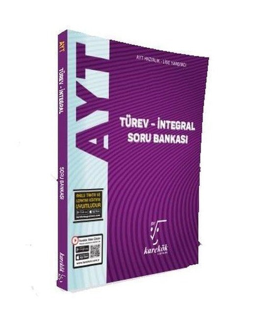 AYT Türev - İntegral Soru Bankası | Karekök Eğitim Yayın (İnce Kapak)