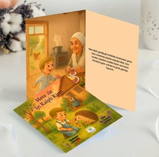 Mete İle İyi Kalpli Kirpi | Dionysos Yayın Group (İnce Kapak)