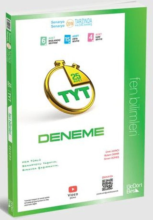 2026 TYT Fen Bilimleri 25 Deneme Video Çözümlü