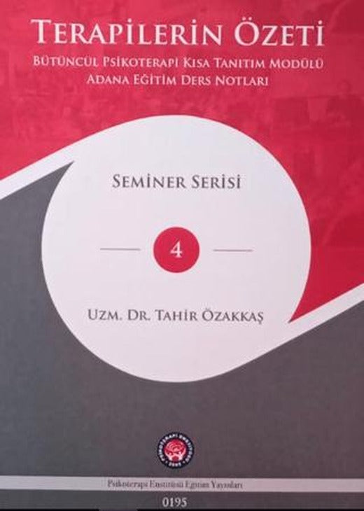 Terapilerin Özeti | Psikoterapi Enstitüsü (Ciltli)