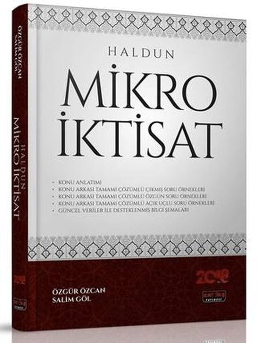 HALDUN Mikro İktisat Konu Anlatımlı | Savaş Yayınevi (Ciltsiz)