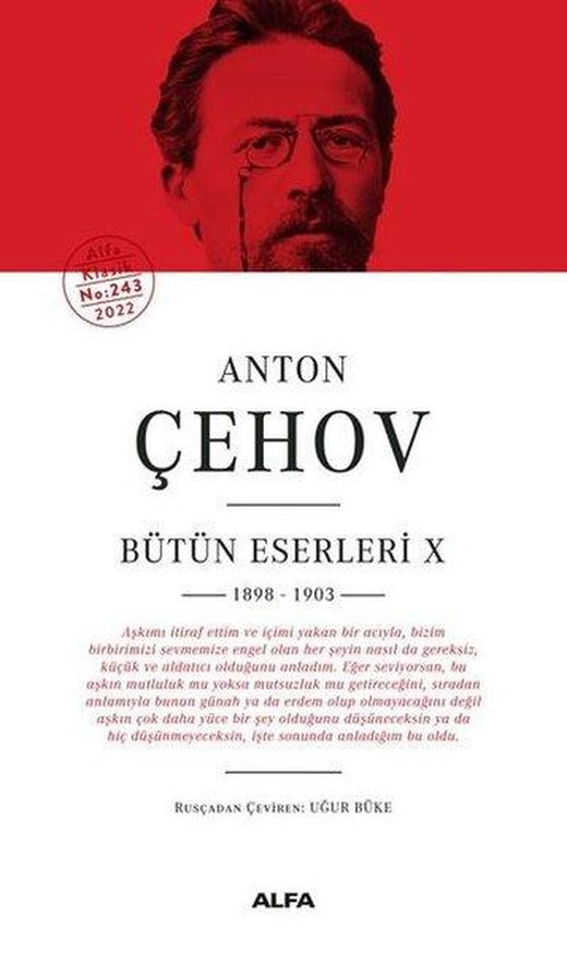 Anton Çehov - Bütün Eserleri 10 | Alfa Yayıncılık (Ciltli)
