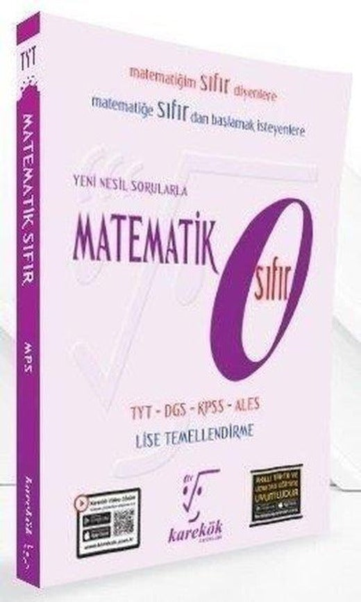 YKS Sıfır Matematik Soru Bankası | Karekök Eğitim Yayın (İnce Kapak)