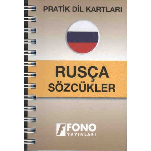 Pratik Dil Kartları - Rusça Sözcükler | Fono Yayınları (Ciltsiz)