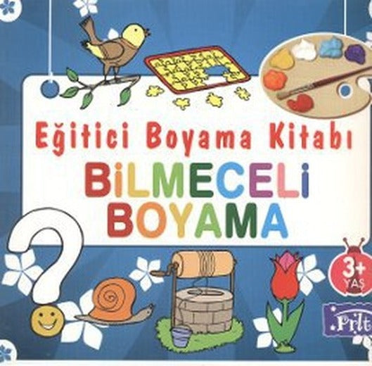 Eğitici Boyama Kitabı - Bilmeceli Boyama | Parıltı Yayınları