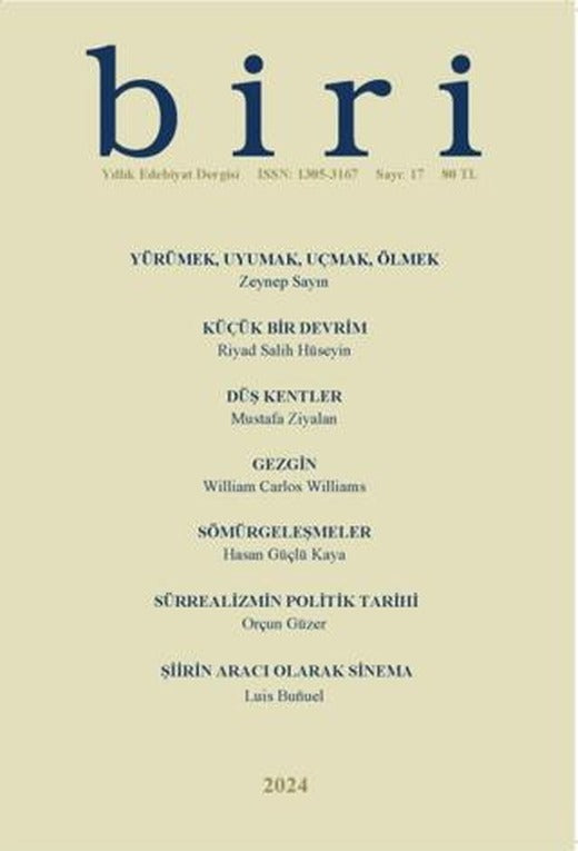 Biri Yıllık Edebiyat Dergisi Sayı: 17 | Biri Yayınları (Ciltsiz)