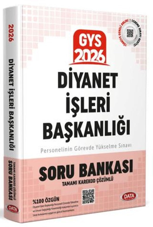 Diyanet İşleri Başkanlığı Personelin Görevde Yükselme Sınavı Soru Bankası - Karekod Çözümlü | Data Yayınları (Ciltsiz)