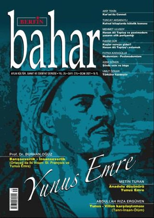 Berfin Bahar Aylık Kültür Sanat ve Edebiyat Dergisi Sayı: 275 Ocak 2021 | Berfin Bahar Dergisi (Ciltsiz)