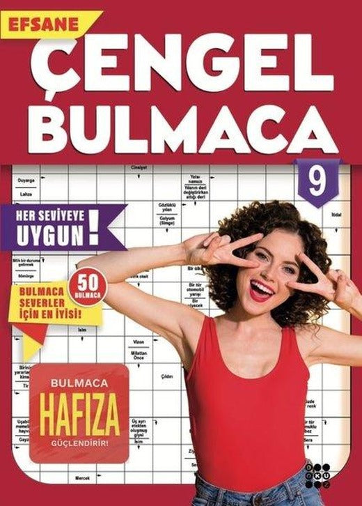 Efsane Çengel Bulmaca 9 | Dokuz Yayınları (İnce Kapak)
