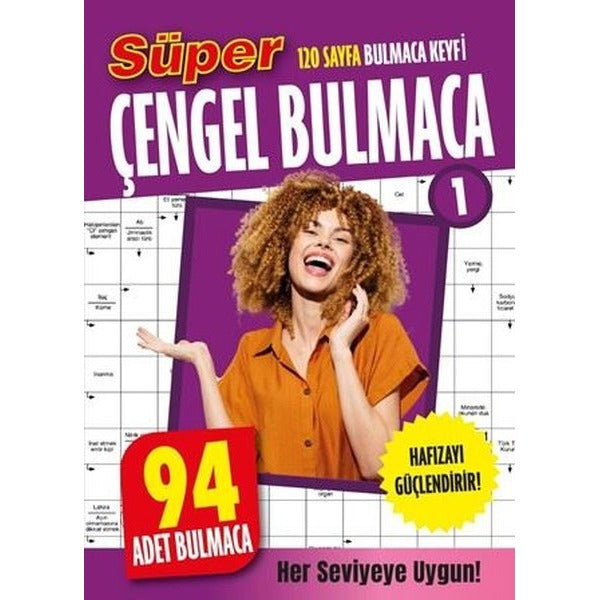Süper Çengel Bulmaca 1 | Dokuz Yayınları (İnce Kapak)