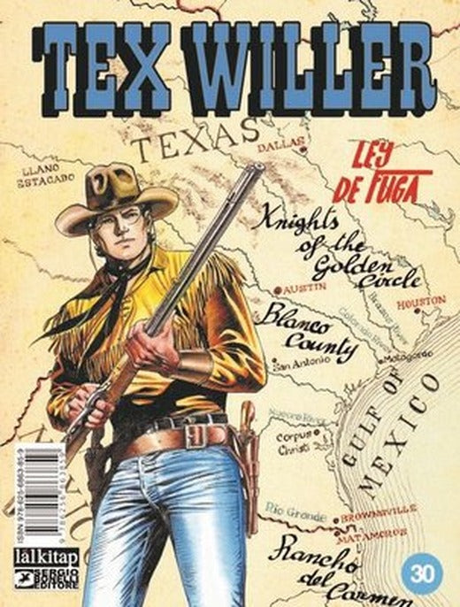 Tex Willer Sayı 30 - Ley de Fuga |Lal (İnce Kapak)
