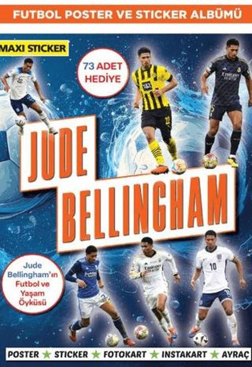 Jude Bellingham Poster ve Sticker Albümü 009 | Maxi Yayıncılık (Ciltsiz)