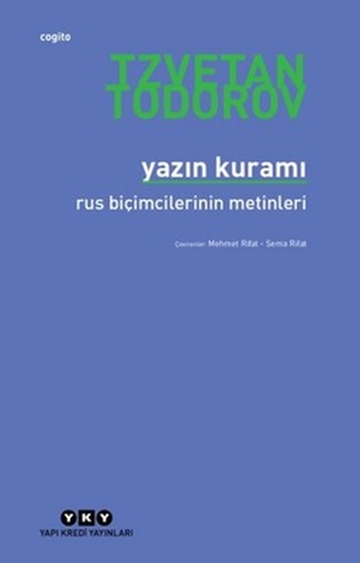 Yazın Kuramı - Rus Biçimcilerin Metinleri | Yapı Kredi Yayınları
