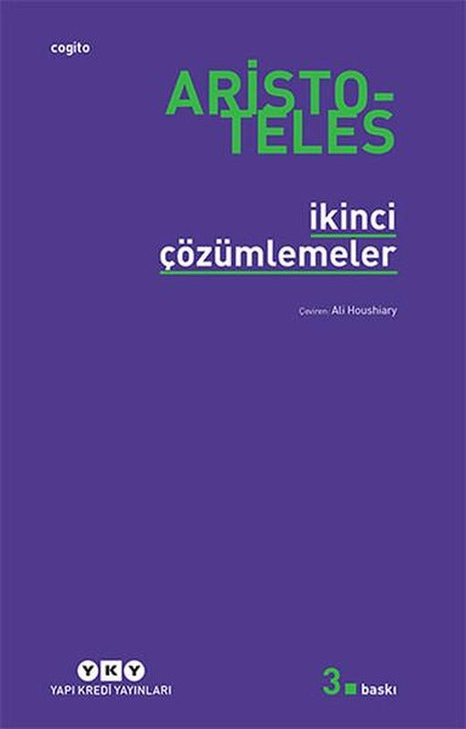 İkinci Çözümlemeler | Yapı Kredi Yayınları (İnce Kapak)