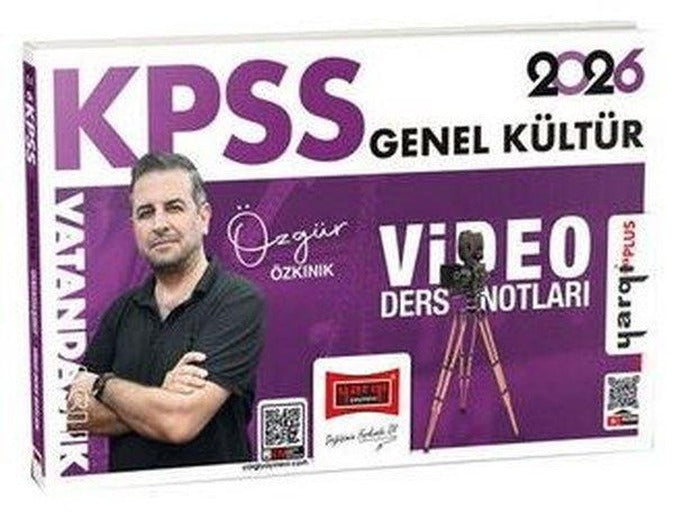 2026 KPSS Genel Kültür Vatandaşlık Video Ders Notları | Yargı Yayınları (İnce Kapak)