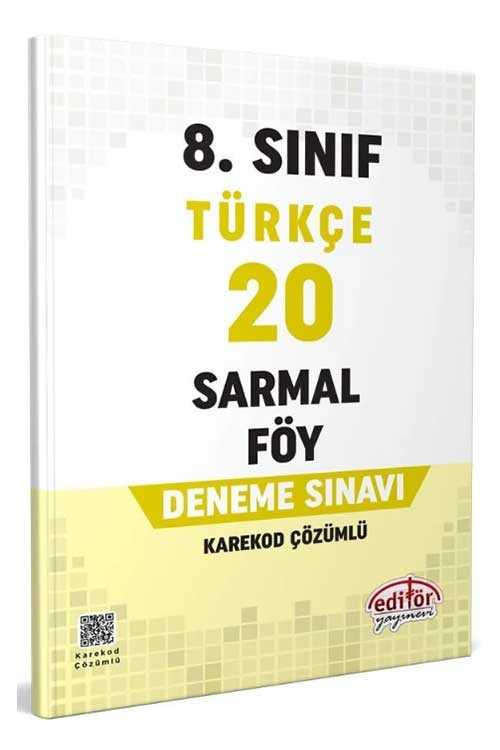 8. Sınıf Türkçe 20 Sarmal Föy Deneme Sınavı