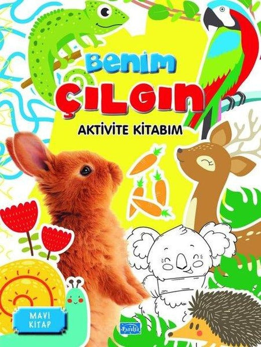Benim Çılgın Aktivite Kitabım - Mavi Kitap | Parıltı Yayınları (İnce Kapak)