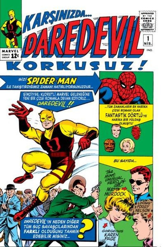 Daredevil Korkusuz Orjinal 1. Sayı | Arka Bahçe Yayıncılık (İnce Kapak)