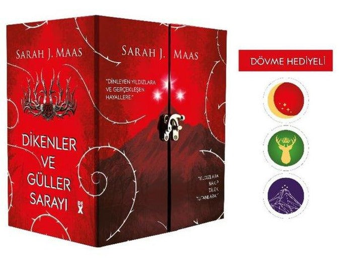 Dikenler Ve Güller Sarayı Kutulu Set (5 Kitap + Dövme Hediyeli) | DEX (İnce Kapak)
