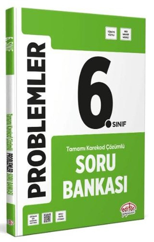 6. Sınıf Problemler Soru Bankası | Editör Yayınevi (Ciltsiz)