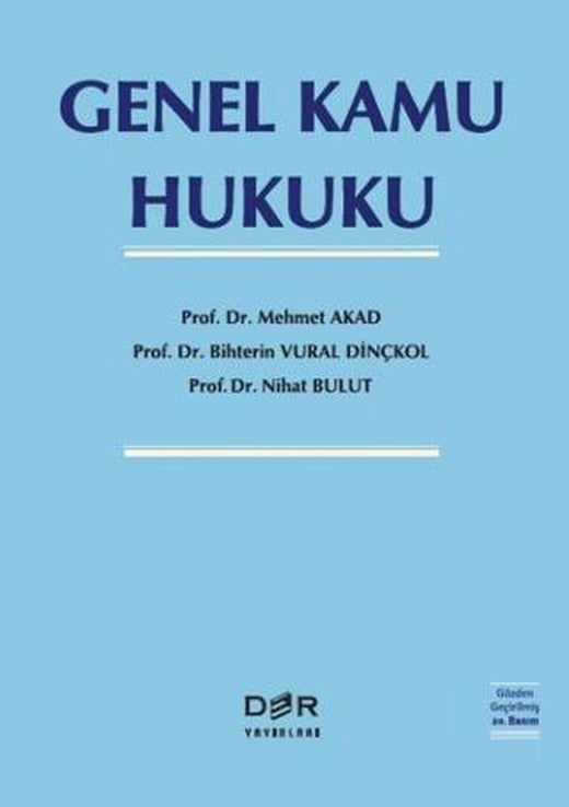 Genel Kamu Hukuku | Der Yayınları (Ciltli)