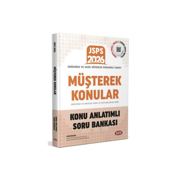 JSPS Müşterek Konular Konu Anlatımlı Soru Bankası | Data Yayınları (Ciltsiz)