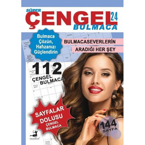 Süper Çengel Bulmaca - 24 | Olimpos Yayınları (İnce Kapak)