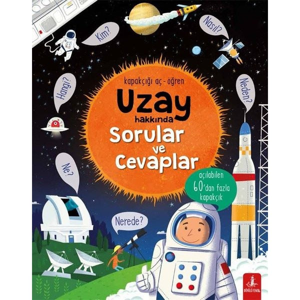 Uzay Hakkında Sorular ve Cevaplar - Hareketli Kitap | Büyülü Fener (İnce Kapak)