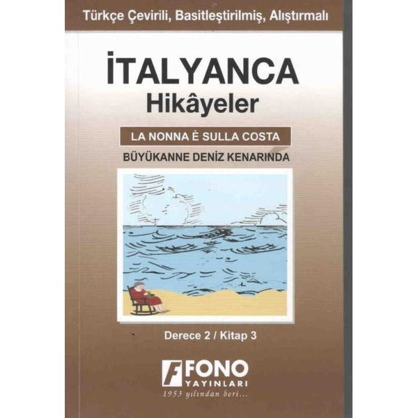Büyükanne Deniz Kenarında Derece 2 Kitap 3-İtalyanca Hikayeler | Fono Yayınları