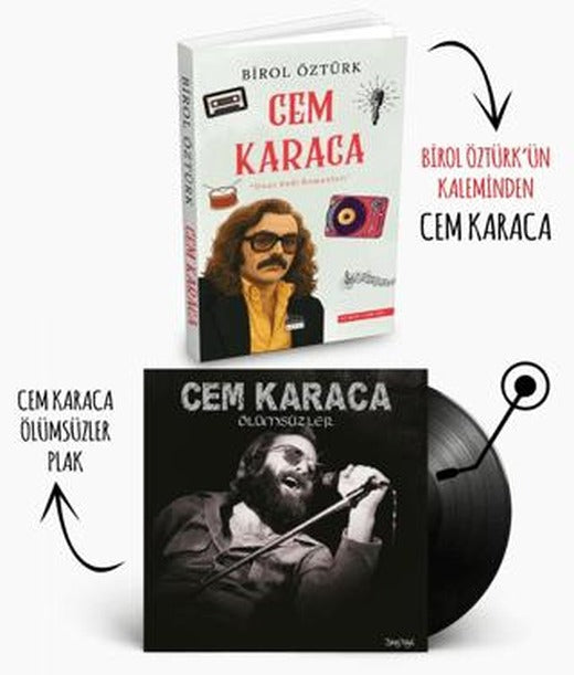 Plaklı Kitaplar - Cem Karaca Ölümsüzler Plak | Plak (Ciltsiz)
