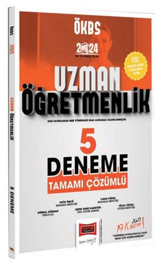 2024 Uzman Öğretmenlik 5 Deneme | Yargı Yayınevi (Ciltsiz)