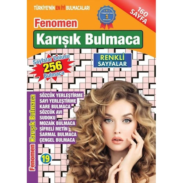 Fenomen Karışık Bulmaca - 19 | Maxi Yayıncılık (İnce Kapak)