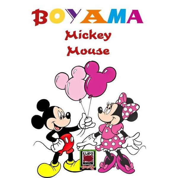 Mickey Mouse Boyama | Elips Kitapları (İnce Kapak)