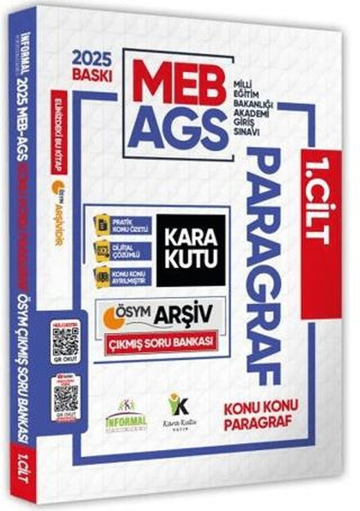 2025 MEB-AGS Türkçenin Kara Kutusu Paragraf 1 Konu Konu ÖSYM Çıkmış Soru Bankası Video/PDF Çözümlü