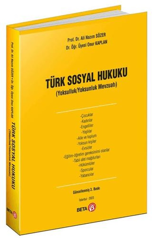 Türk Sosyal Hukuku | Beta Yayınevi (Ciltsiz)
