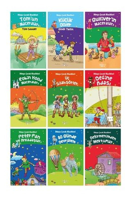 Macera Kitapları Seti (9 Kitap Takım) | Koloni Çocuk (Ciltsiz)