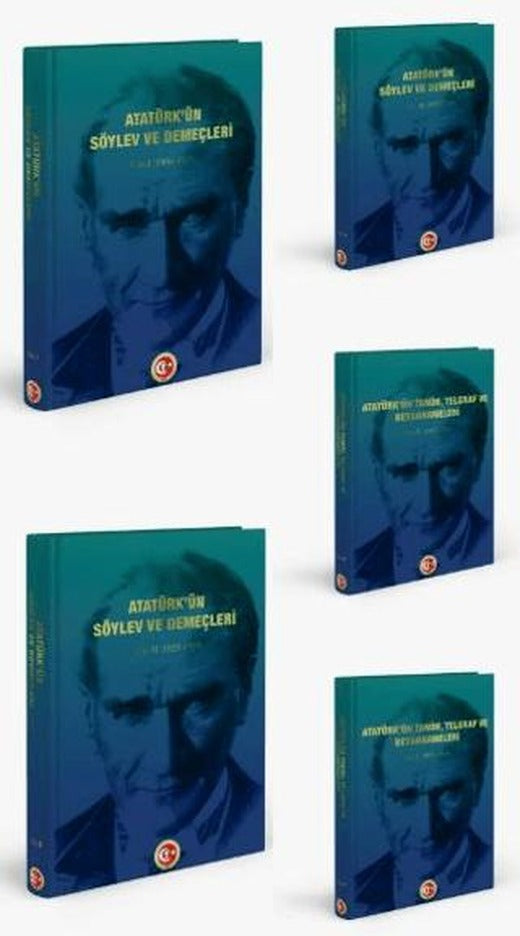 Atatürk'ün Söylev ve Demeçleri ve Atatürk'ün Tamim, Telgraf ve Beyannameleri (5 Kitap - Kutulu Set) | Atatürk Araştırma Merkezi (Ciltli)