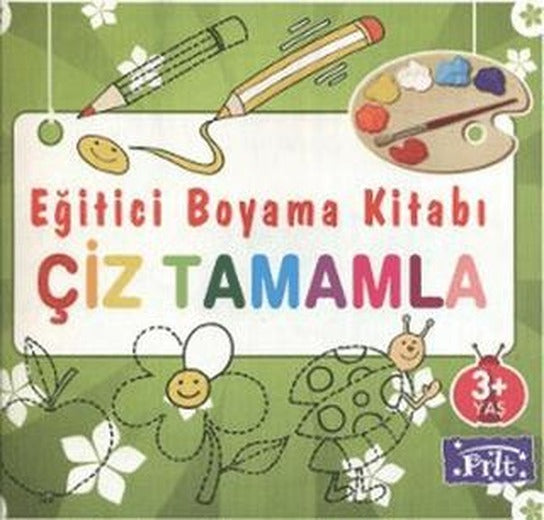 Eğitici Boyama Kitabı - Çiz Tamamla | Parıltı Yayınları (Ciltsiz)