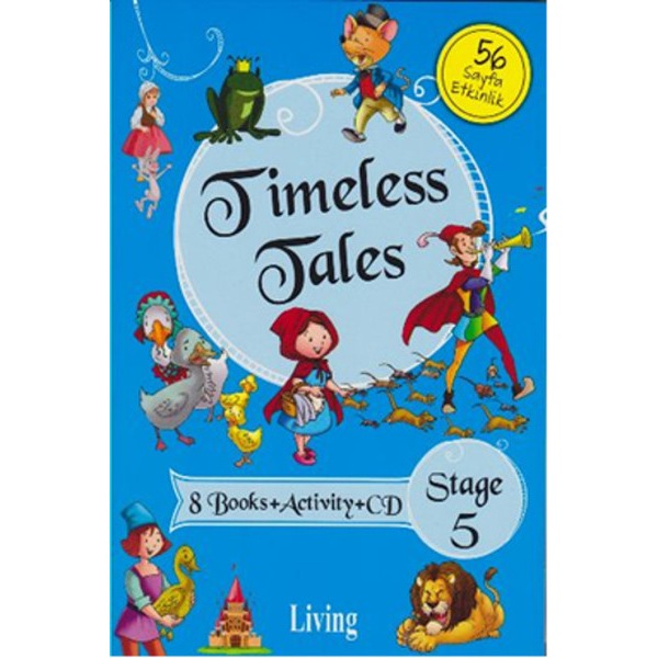 Stage 5 - Timeless Tales 8 Books + Activity + CD | Living English Dictionary (İnce Kapak)