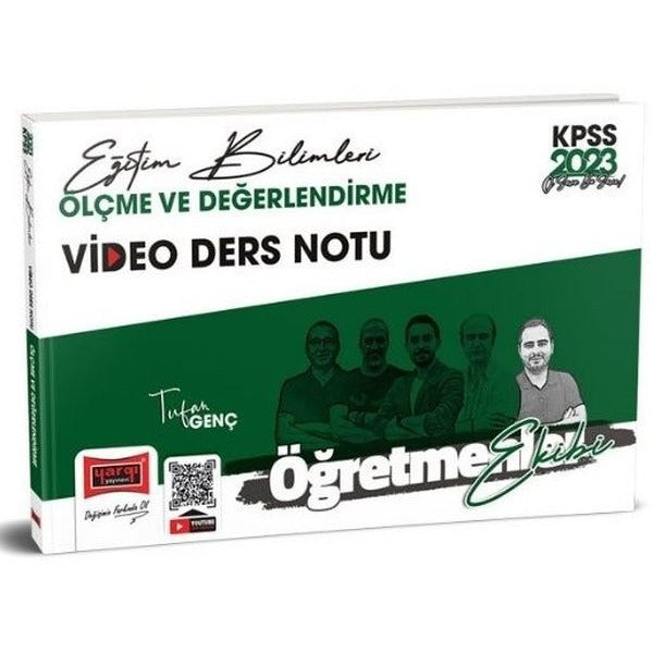 2023 KPSS Eğitim Bilimleri Öğretmenler Ekibi Ölçme ve Değerlendirme Video Ders Notları | Yargı Yayınları (İnce Kapak)