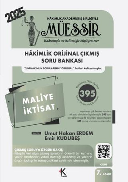 Müessir Maliye - İktisat Soru Bankası