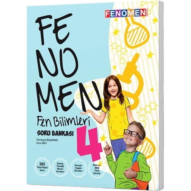 4. Sınıf Fen Bilimleri Fenomen Soru Bankası | Fenomen Çocuk (Ciltsiz)