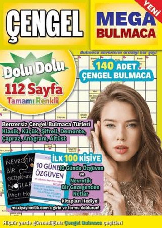 Mega Çengel Bulmaca 21 | Maxi Yayıncılık (Ciltsiz)