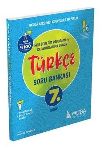 7.Sınıf Türkçe Soru Bankası | Muba Yayınları (İnce Kapak)  - Resim 1